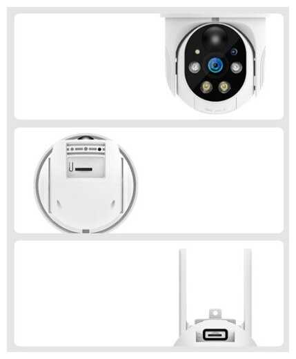 IP камера Xiaomi Xiaovv Outdoor PTZ Camera XVV-1120S-P6-4G фотография 5