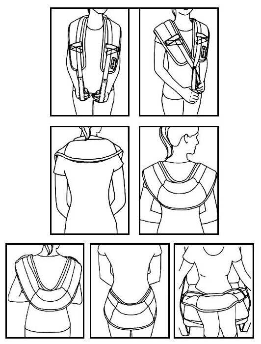 Ударный массажер Cervical Massage Shawls фотография 16