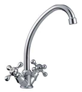 Смеситель для раковины (умывальника) Accoona A56 A5676, вентильный фотография 1