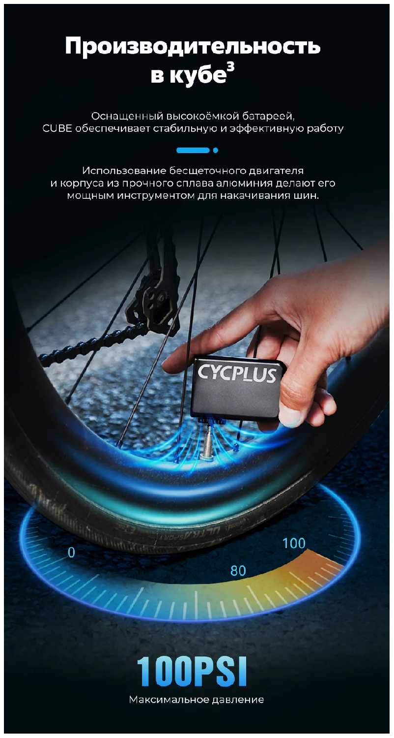 Мини-насос Cycplus Cube AS2 фотография 28