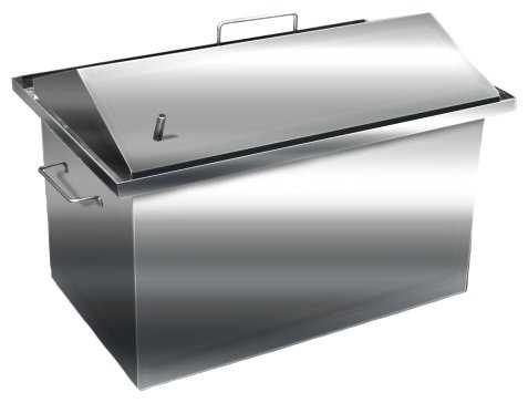 Коптильня С Гидрозатвором Домиком Ольховый Дым «Стандарт» 400Х300Х200