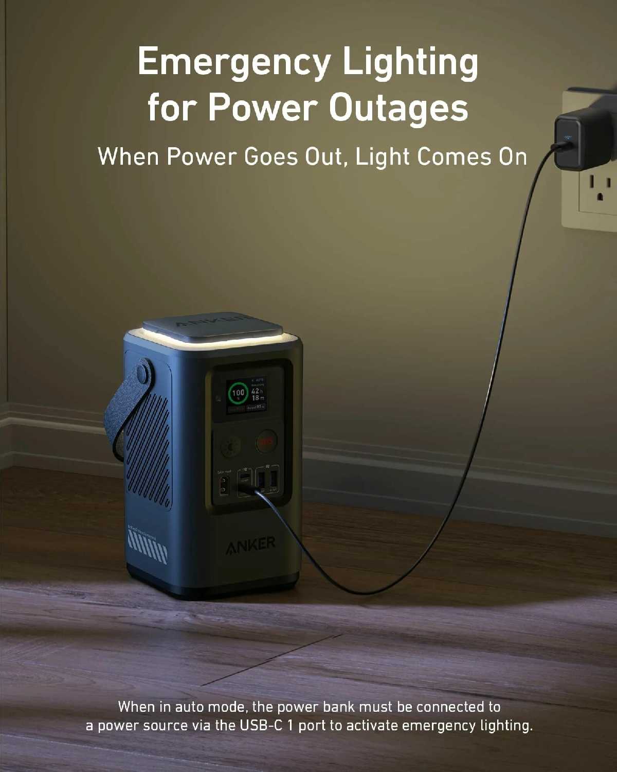 Портативный аккумулятор Anker PowerCore Reserve 60000мАч 87W (A1294P61) фотография 1