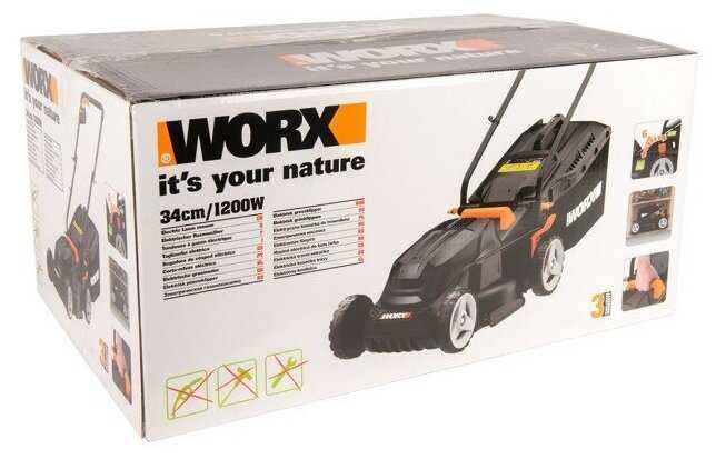 Электрическая газонокосилка Worx WG713E фотография 17