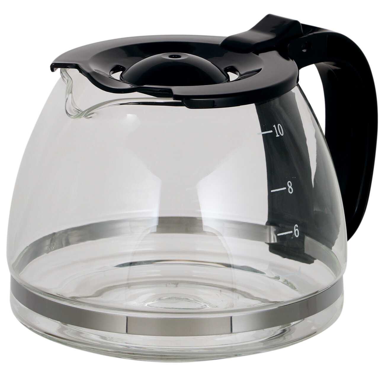 Кофеварка капельная JVC со стеклянным кофейником 1,25 л и многоразовым фильтром, подогрев кофе, система Антикапля, 750 Вт фотография 16