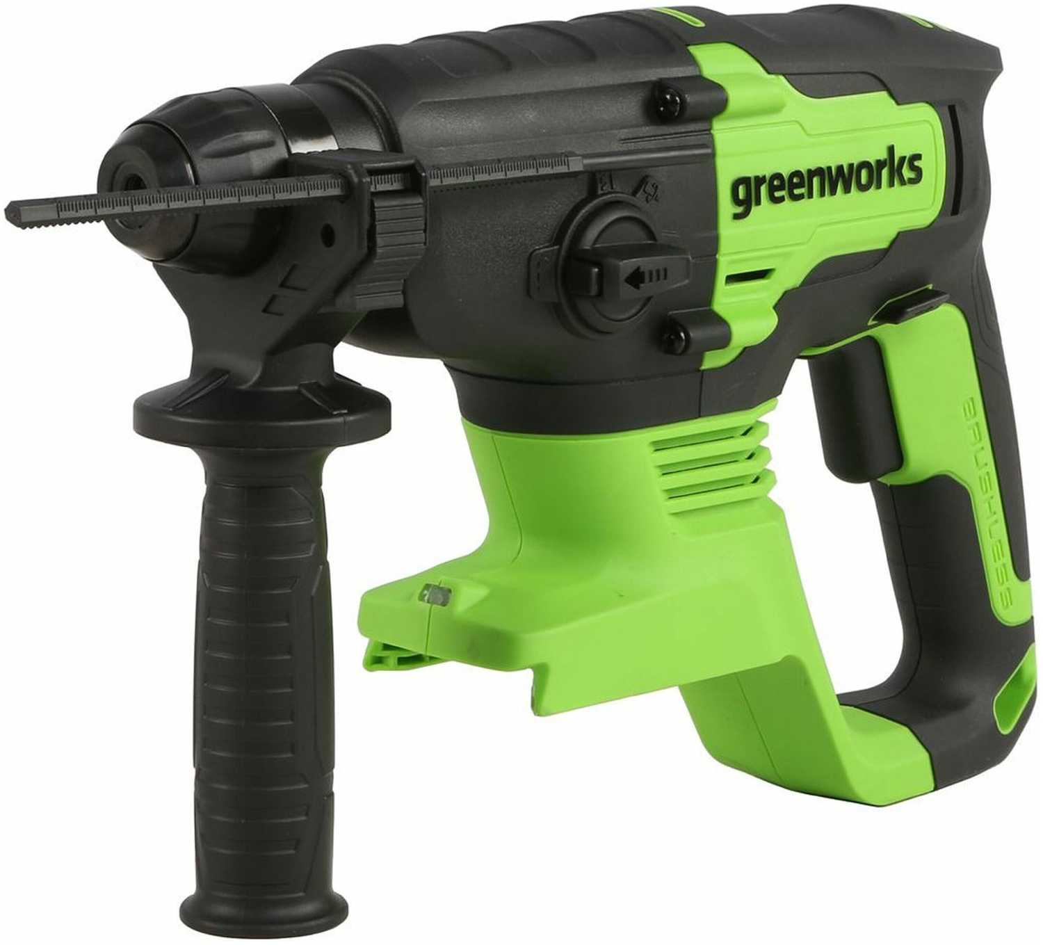 Перфоратор аккумуляторный Greenworks GD24SDS2 3803007, без аккумулятора фотография 5