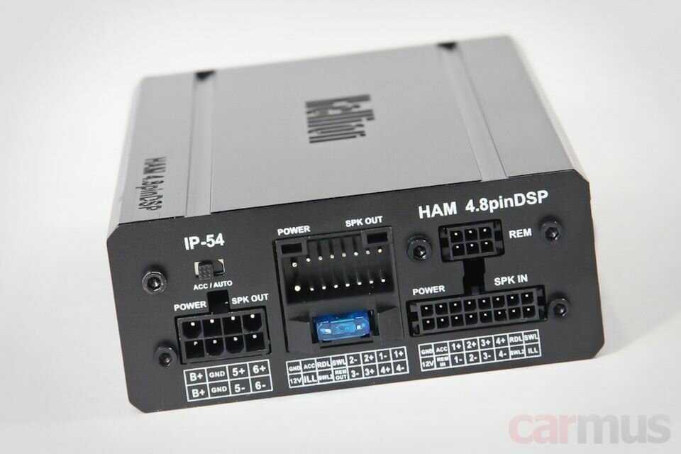 Усилитель автомобильный Hellion HAM4.8Pin DSP / процессор / (6 каналов усилитель/8 каналов процессор) фотография 3