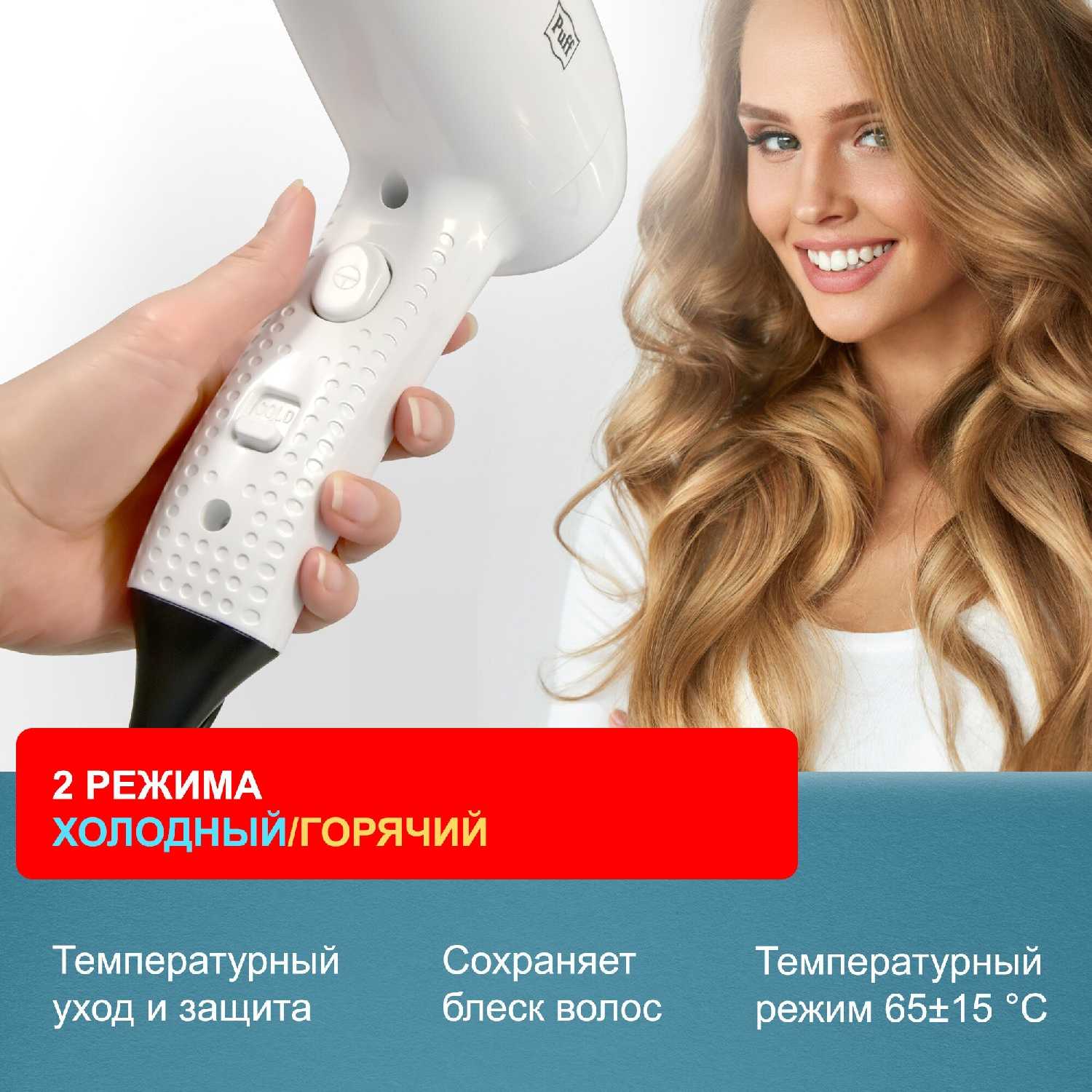 Фен для волос Puff Фен для волос настенный Puff-1204 (1405.034) фотография 1