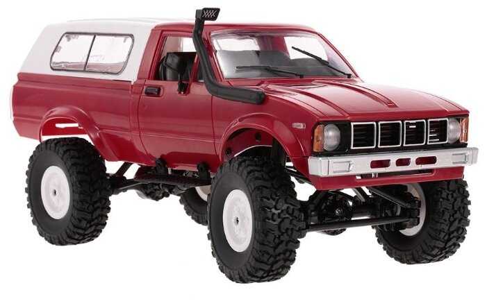 Внедорожник WPL Military Truck Buggy Crawler RTR WPLC-24-R, 1:16, 31 см фотография 8