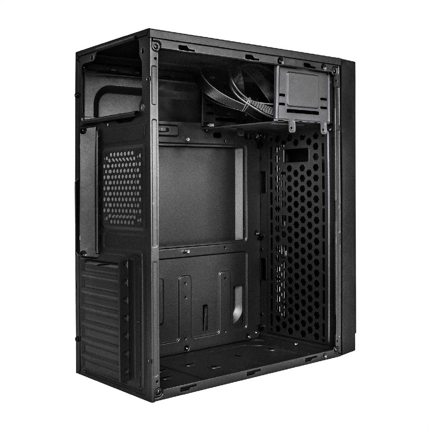 Корпус Miditower ExeGate AA-442U2-AA450 (ATX, AA450 8 см, 1*USB+2*USB3.0, аудио, черный) фотография 2