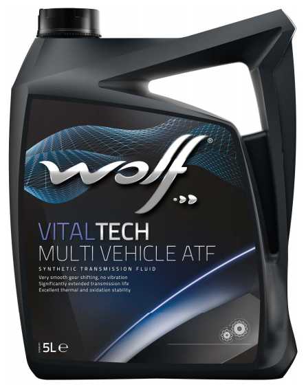 Масло трансмиссионное Wolf VITALTECH MULTI VEHICLE ATF фотография 1