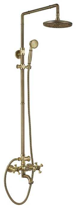 Душевая стойка ZorG Antic A 6001DS-BR, бронза