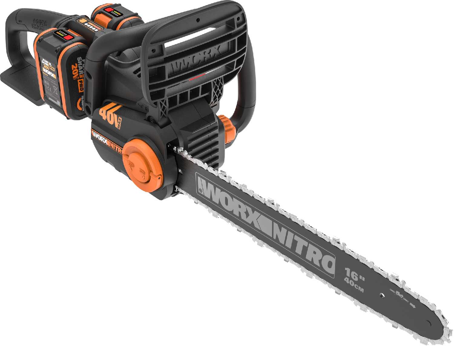 Цепная пила WORX NITRO 40В (40cm) фотография 23