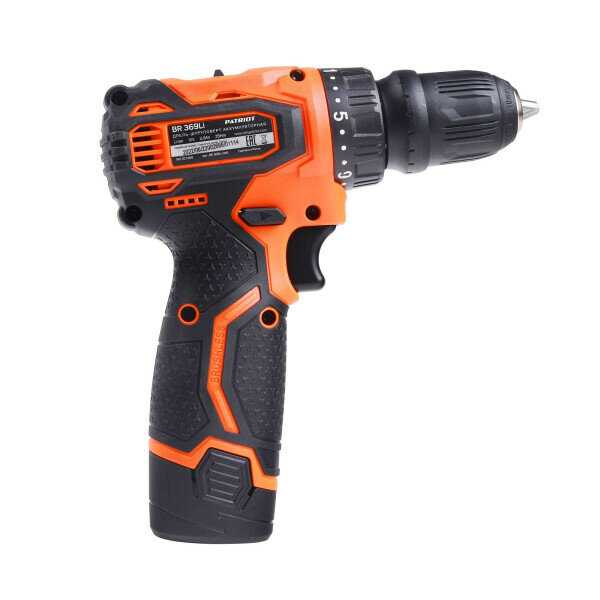 Дрель-шуруповерт аккумуляторная PATRIOT BR 369Li фотография 19