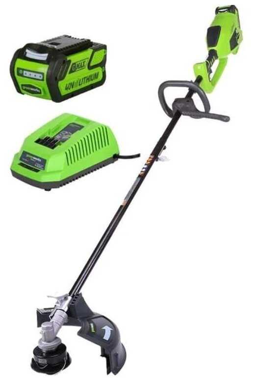 Триммер аккумуляторный Greenworks GD40BCK4 (1301507UB) фотография 19