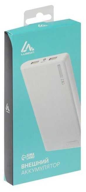 Портативный аккумулятор Luazon PB-01 7200 мАч фотография 3
