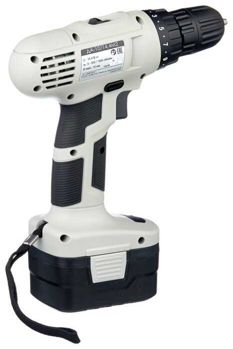 Аккумуляторная дрель-шуруповерт Интерскол ДА-10/14.4М2 217.0.2.00 фотография 2