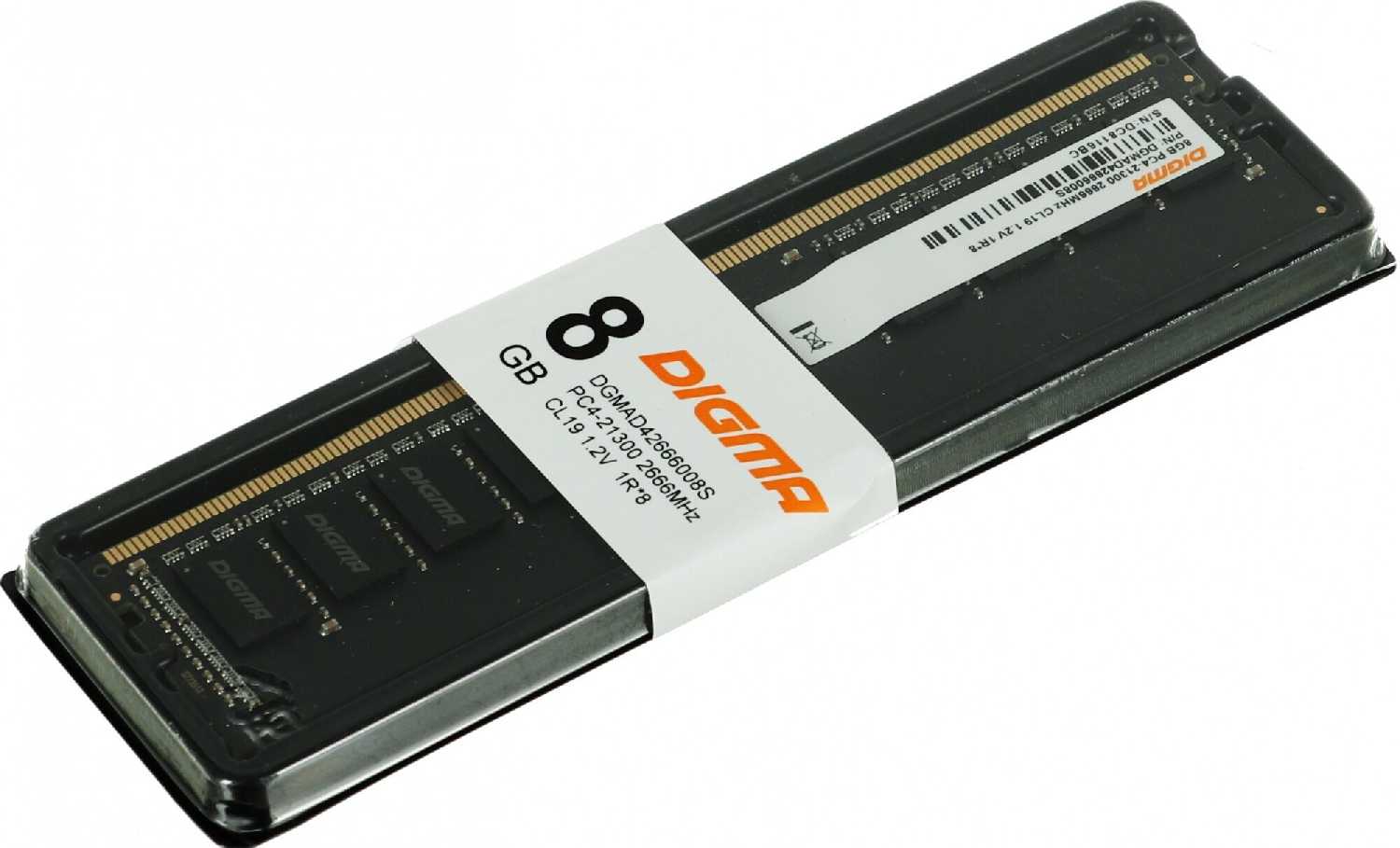 Оперативная память DIGMA H-ONE DDR4 DIMM (DGMAD42666008S) фотография 2