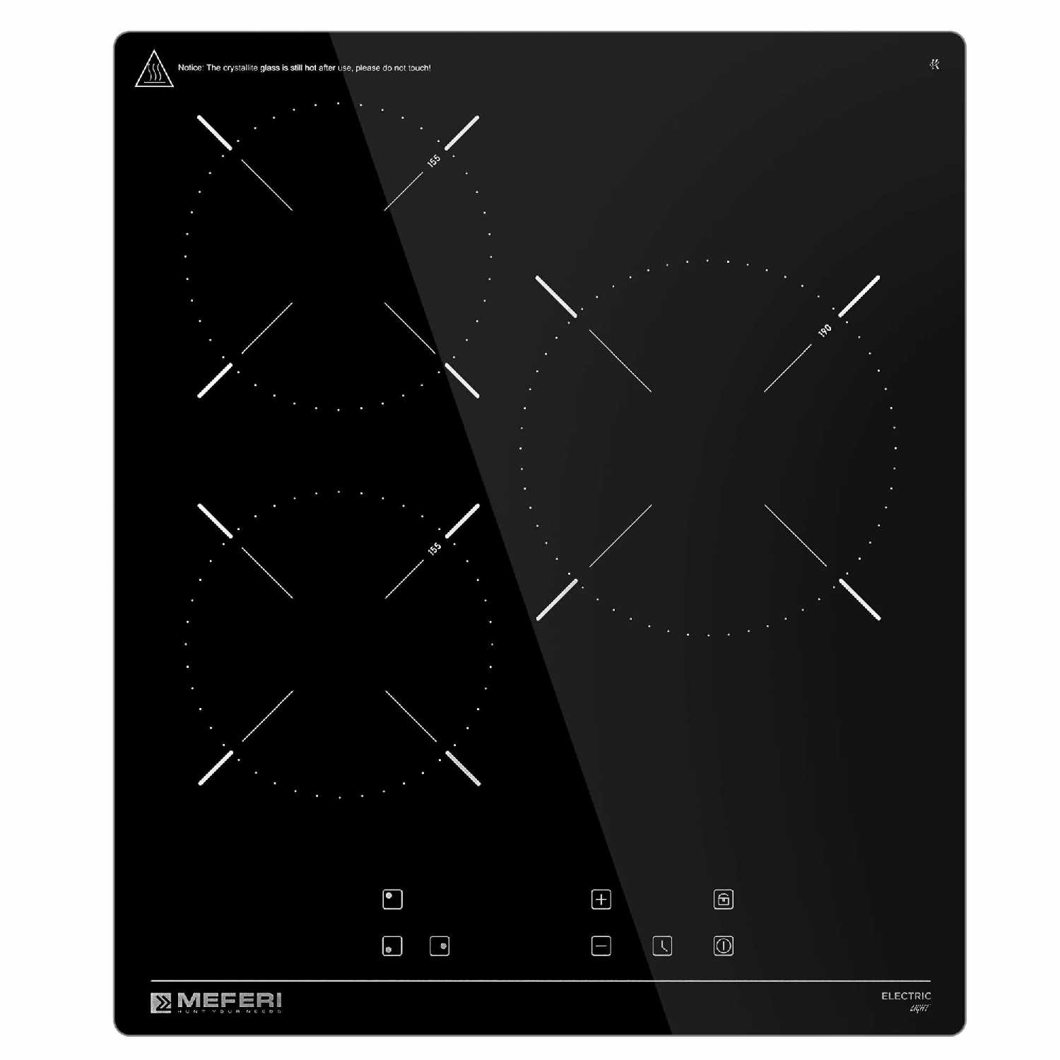 Электрическая варочная панель Meferi MEH453BK LIGHT фотография 8