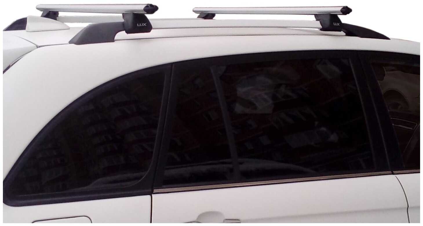Багажник на Чери Тигго 2005-2016 (Chery Tiggo T11 / FL, 2005-2016), Lux Классик, аэродинамические дуги (53 мм) фотография 2