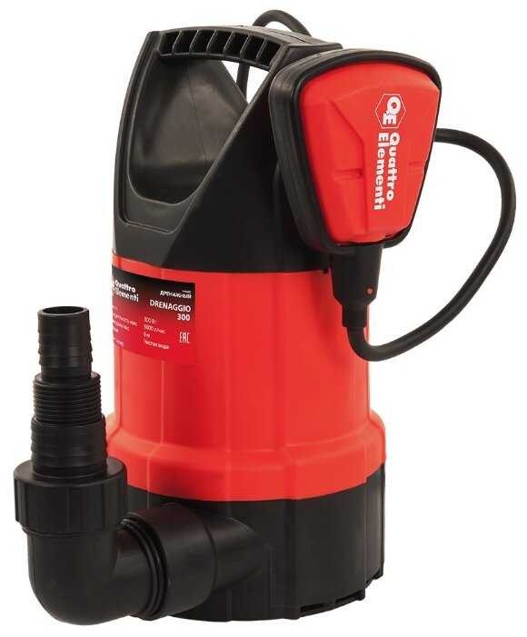 Дренажный насос для чистой воды Quattro Elementi Drenaggio 300 (300 Вт) фотография 1