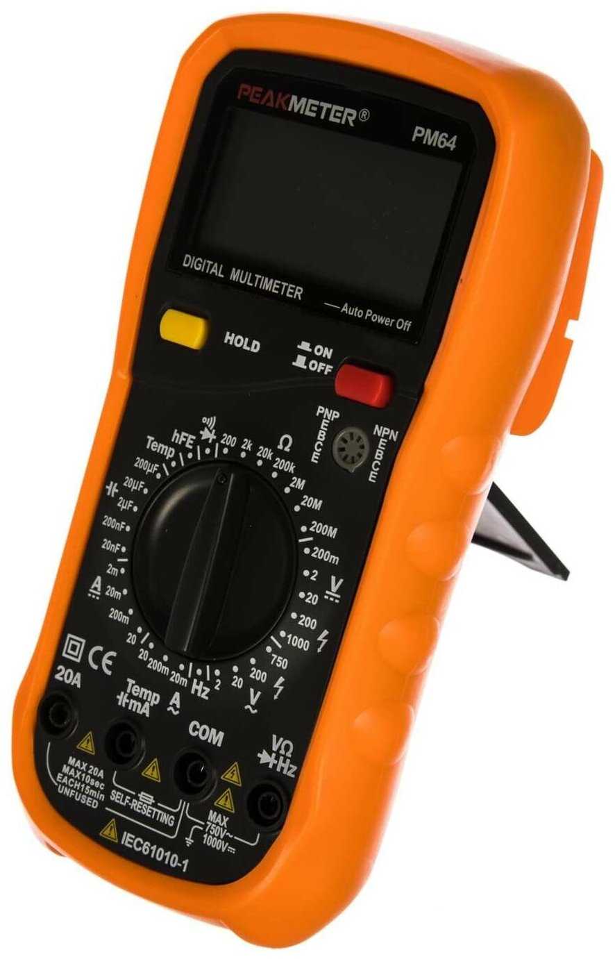 Мультиметр цифровой Peakmeter PM64 фотография 2