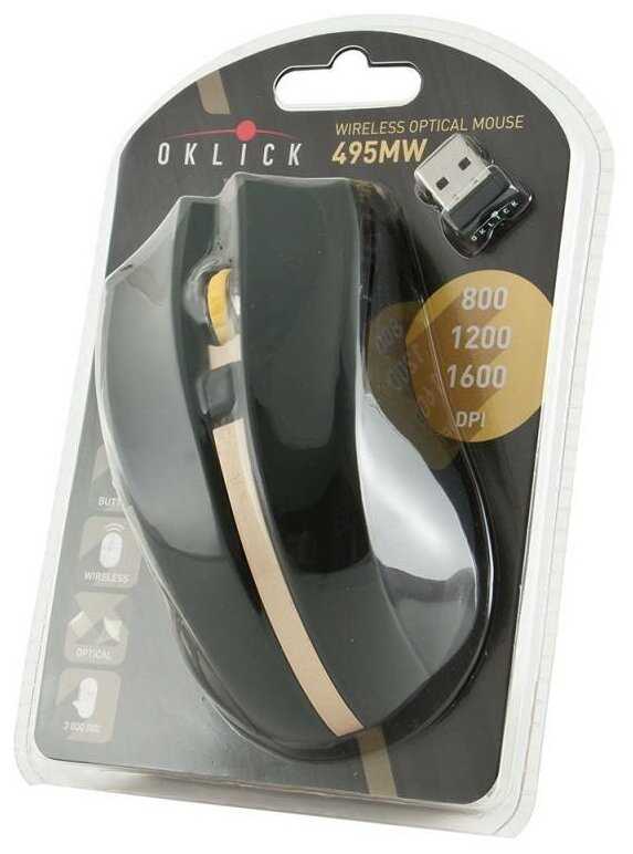 Беспроводная мышь OKLICK 495MW Wireless Optical Mouse фотография 5