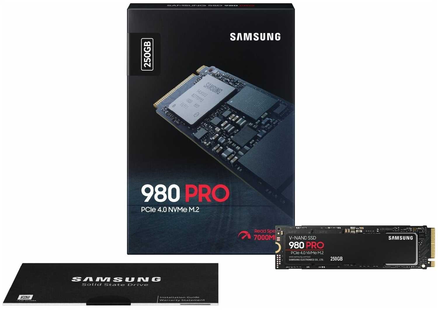 Твердотельный накопитель Samsung 980 PRO 250 ГБ фотография 4