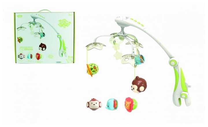 Музыкальная карусель Музыкальная карусель с проектором для кроватки (M6908-1) фотография 2