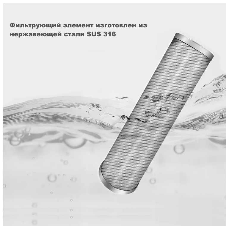 Магистральный фильтр для воды WhiteWater МФ-1/2 нерж фотография 4