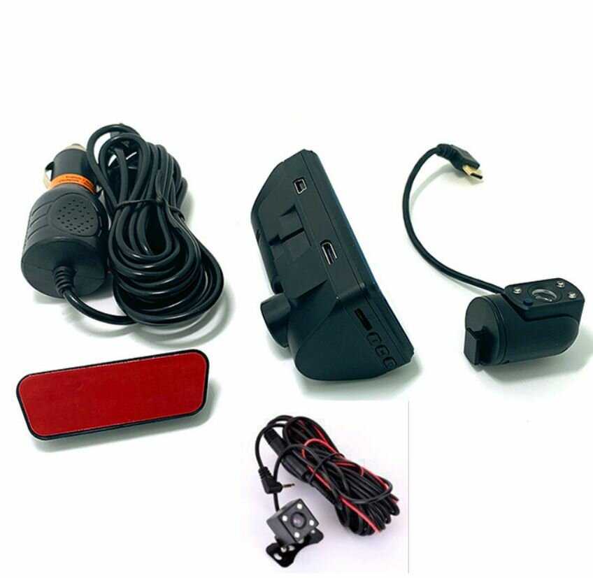 Автомобильный видеорегистратор BlackBOX DVR A68 2 камеры Full HD 1080 фотография 9