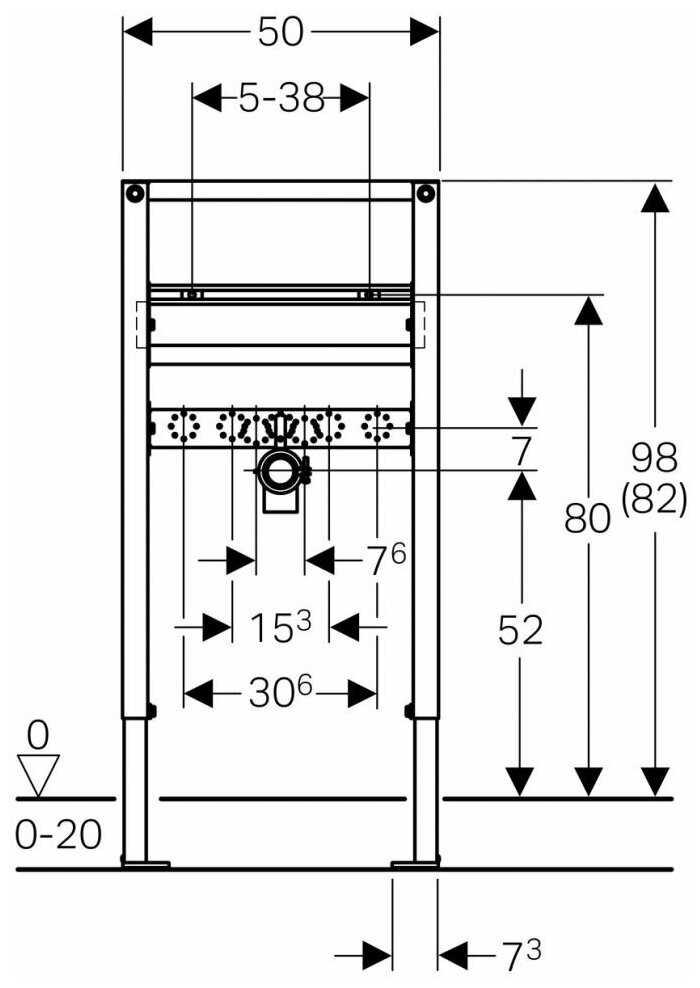 Рамная инсталляция Geberit Duofix (111.490.00.1) фотография 12