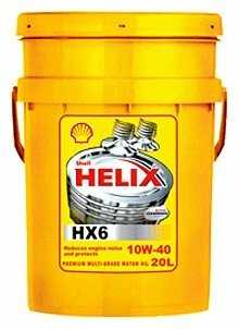 Минеральное моторное масло SHELL Helix HX6 10W-40 фотография 2