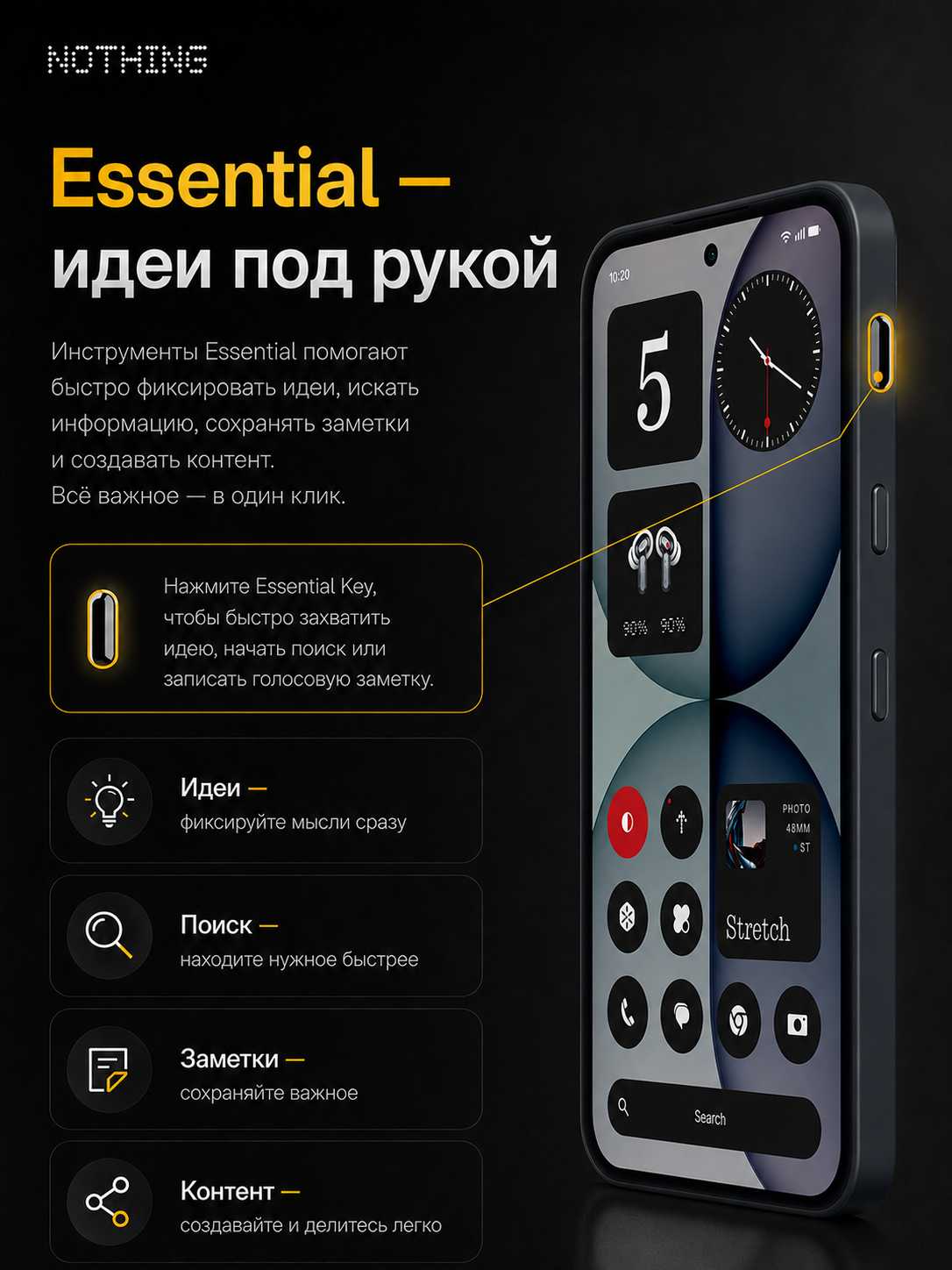 Смартфон Nothing Phone (4a) фотография 3