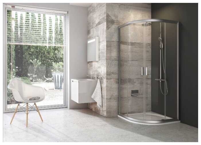 Душевой уголок RAVAK Blix BLCP4-80 низкий поддон 80см*80см фотография 5