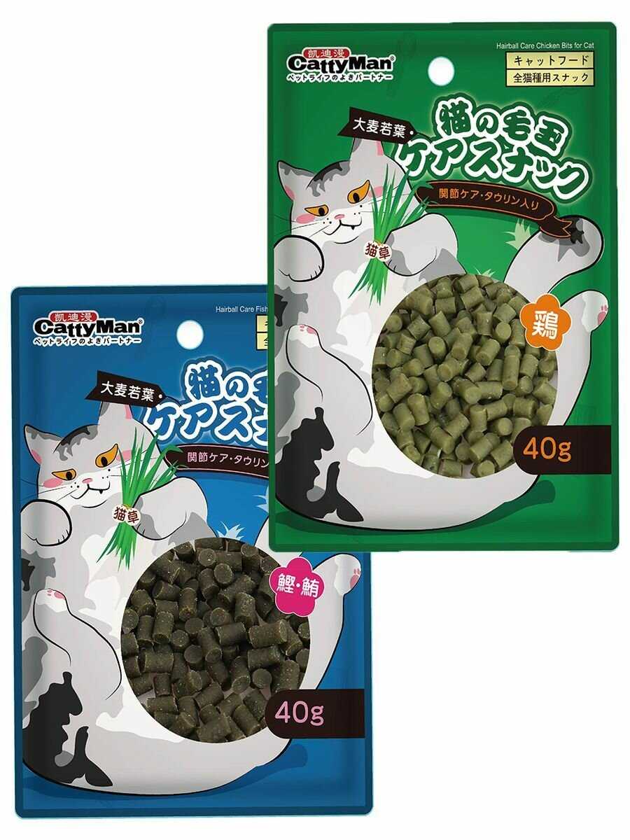 Лакомство для кошек CattyMan Гранола для выведения шерсти (40 г) фотография 12
