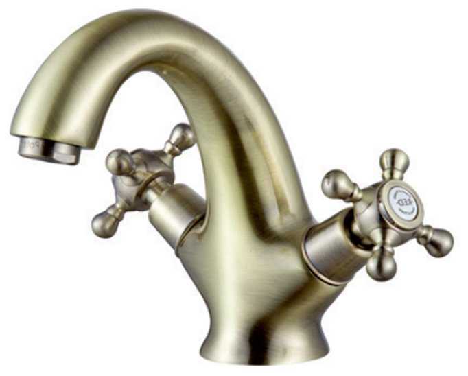 Двухрычажный смеситель для раковины (умывальника) Raiber RB08111