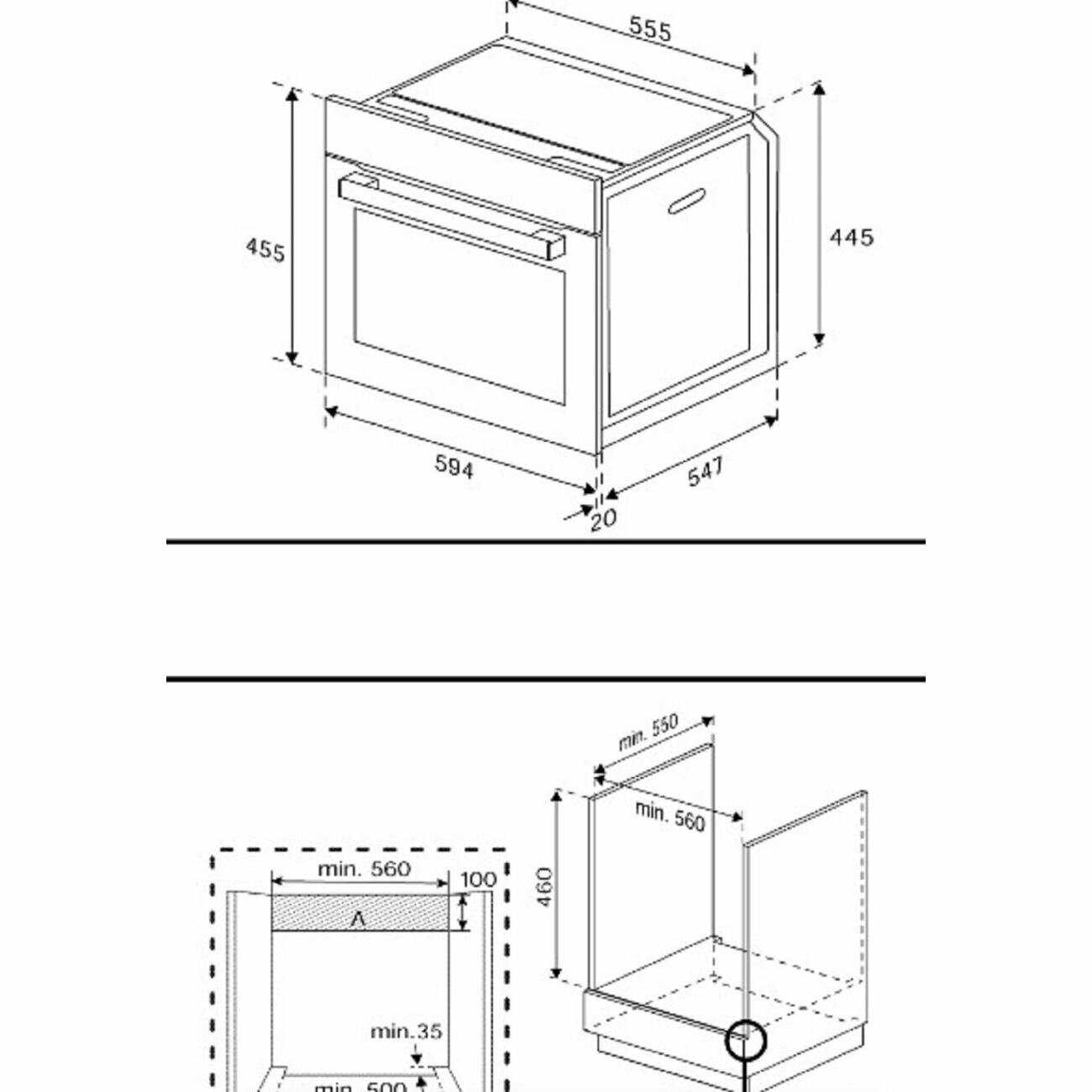 Компактный духовой шкаф Grundig GEKW12400B фотография 2