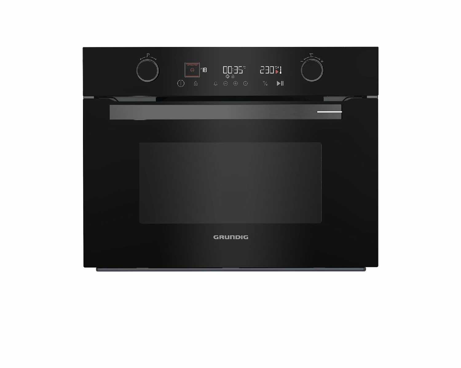 Компактный духовой шкаф Grundig GEKW12400B фотография 3