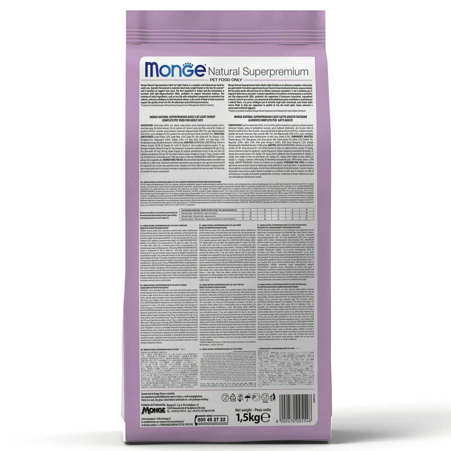 Корм Monge Natural Superpremium фотография 13