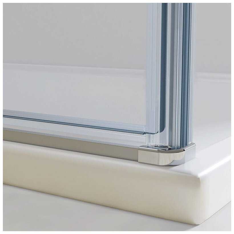 Душевой уголок Vincea Extra (VSR-1E101180CL) 110х80х200 см, хром, стекло прозрачное фотография 4
