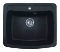 Врезная кухонная мойка GranFest Standart GF-S605, 60.5х51.5см, искусственный мрамор фотография 1