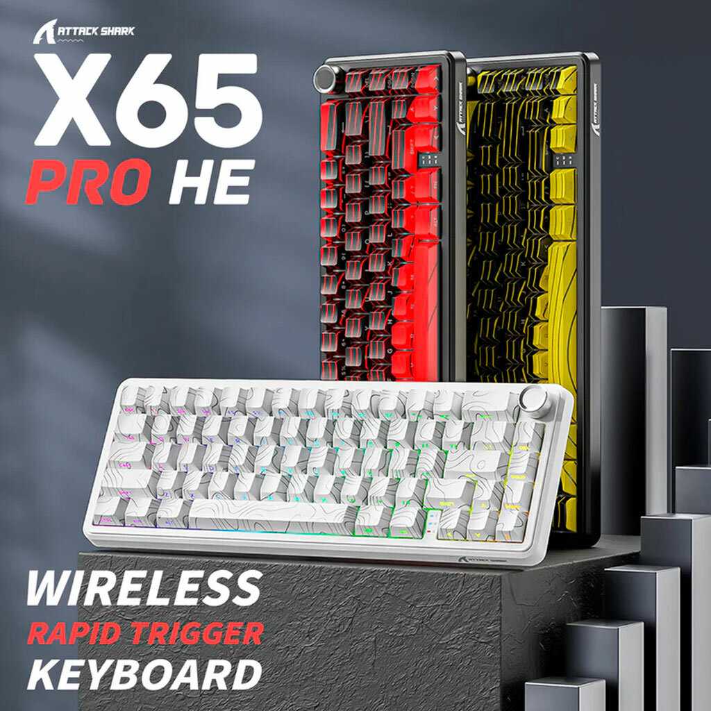 Беспроводная клавиатура Attack Shark X87 фотография 9