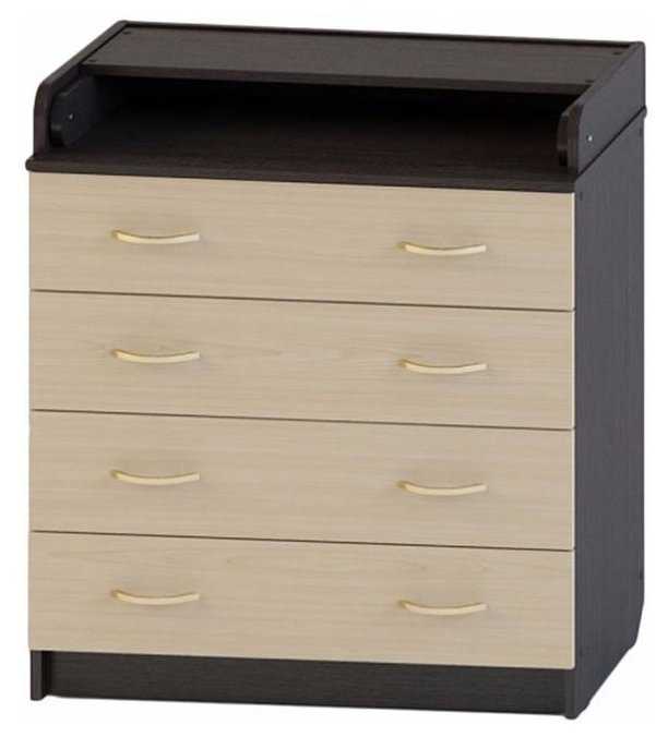 Пеленальный комод Атон Мебель Сириус 80/4 ЛДСП фотография 6