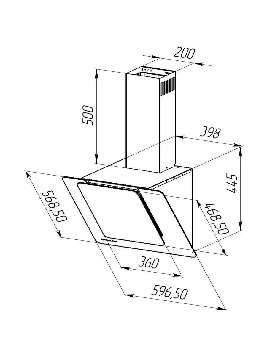 Кухонная вытяжка Zigmund & Shtain K 150.6 X фотография 2