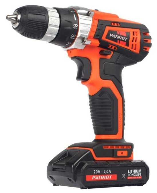 Аккумуляторная дрель-шуруповерт PATRIOT BR 201Li 2016 фотография 1