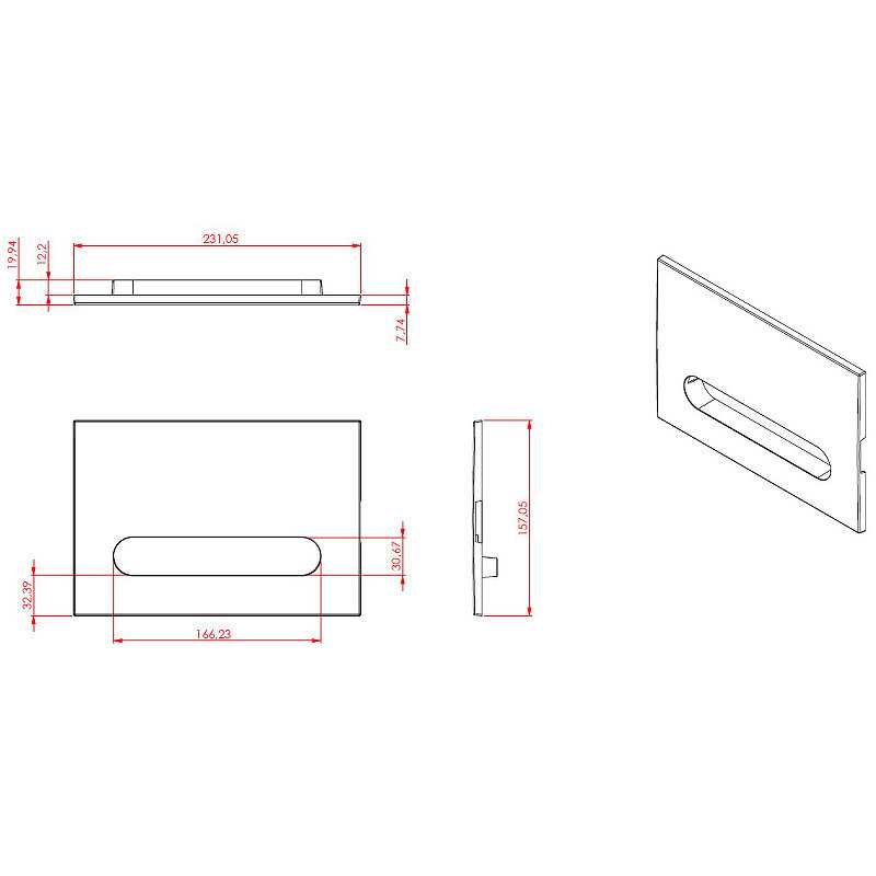Кнопка смыва для инсталляции Allen Brau Project Color (9.2PR01) фотография 6