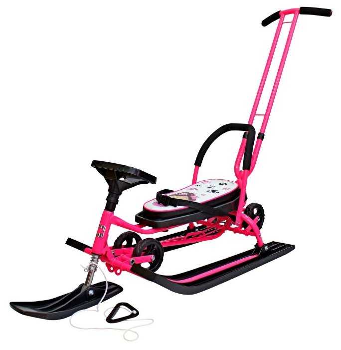 Снегокат Барс 111 Mobile с Т-образным толкателем и колесной базой