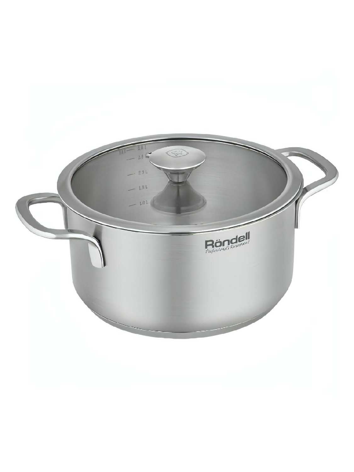 Кастрюля с крышкой Rondell Modern RDS-1746 [18 см, 2,0 л] фотография 1