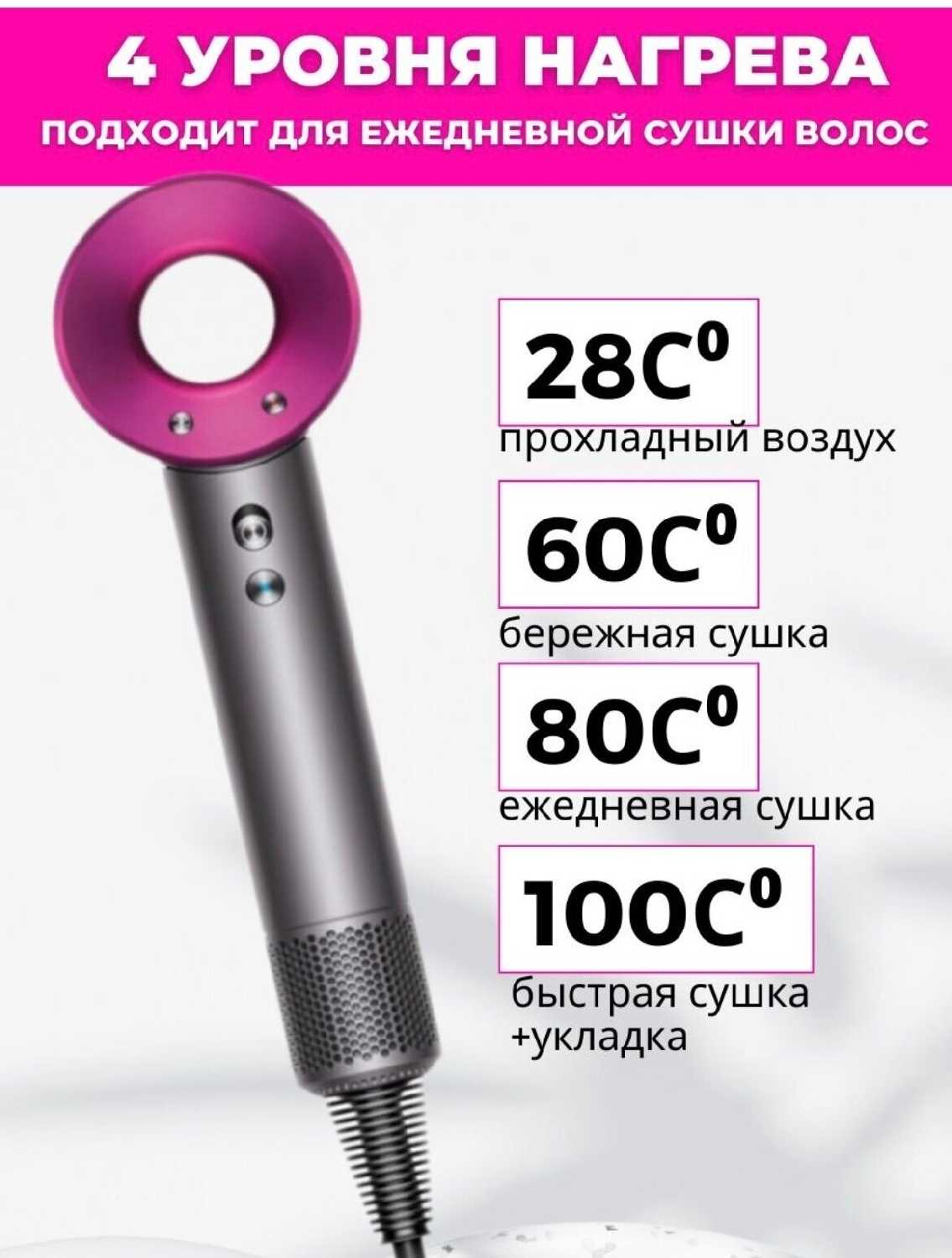 Фен для волос Super Hair Dryer фотография 18
