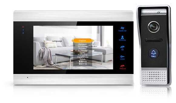 Комплектная дверная станция (домофон) PS-Link DB09 цвет панели: черный